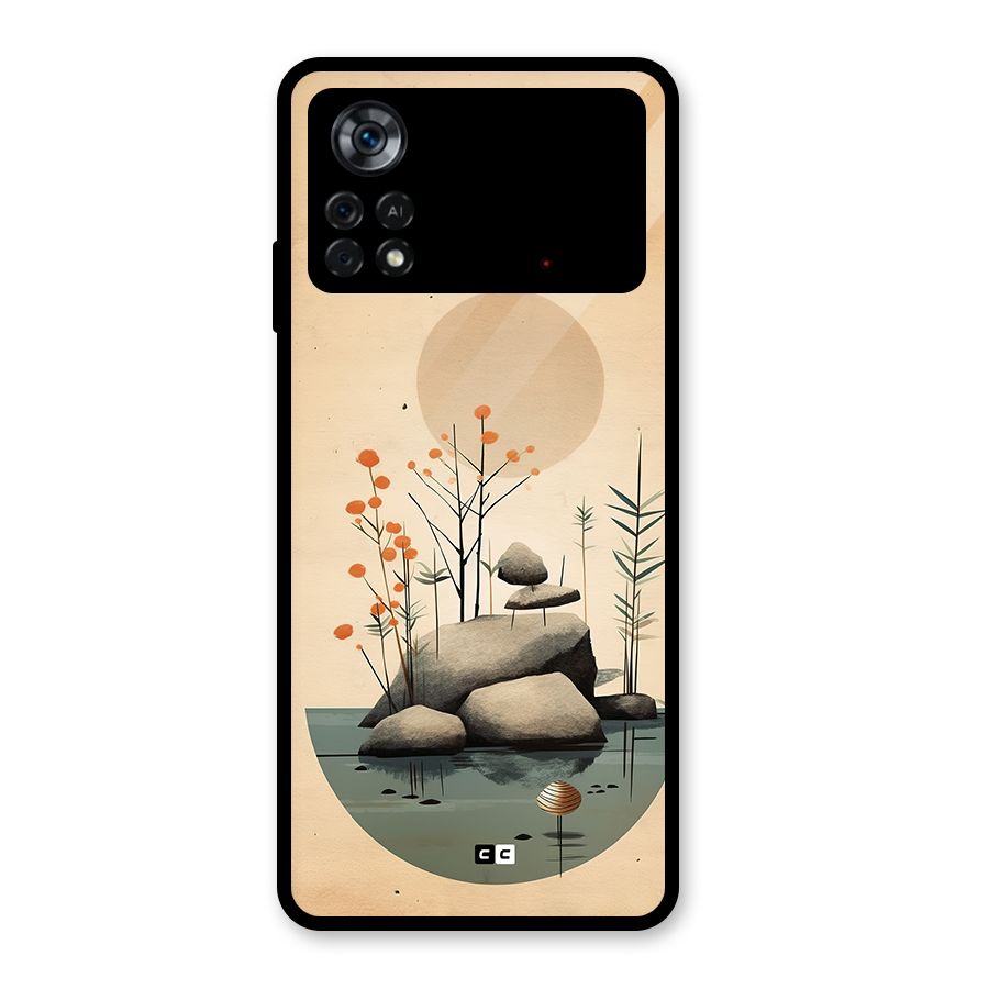 Zen Garden Glass Back Case for Poco X4 Pro 5G