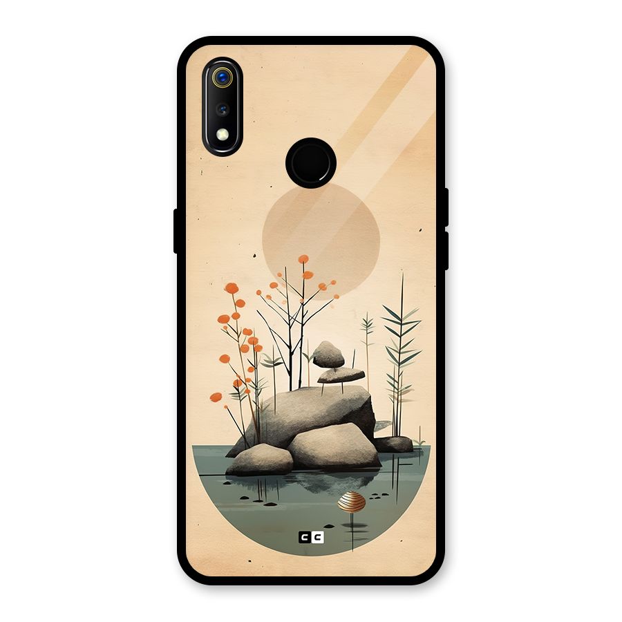 Zen Garden Glass Back Case for Realme 3i