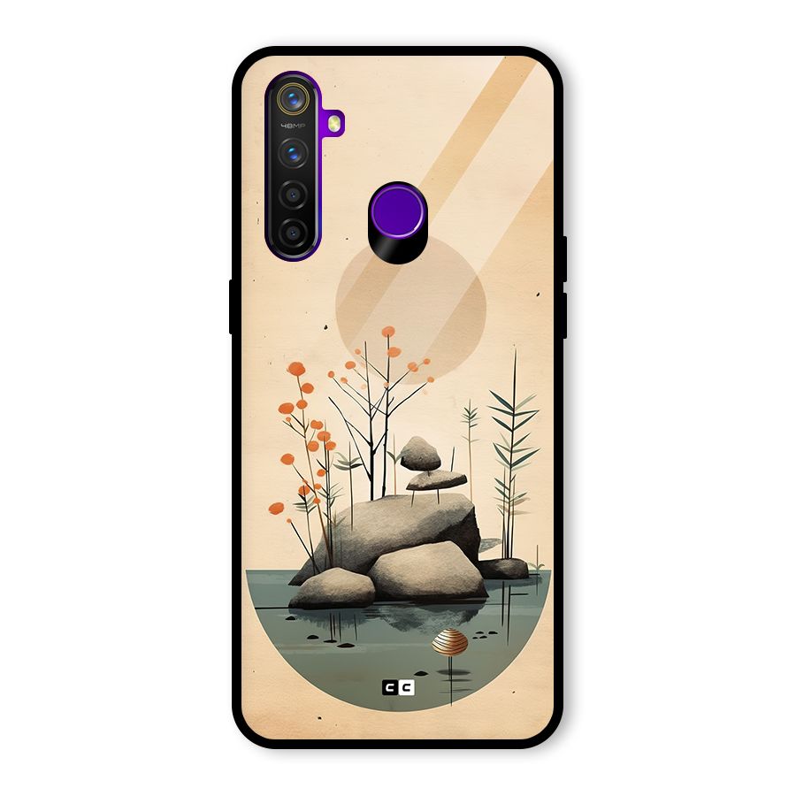 Zen Garden Glass Back Case for Realme 5 Pro