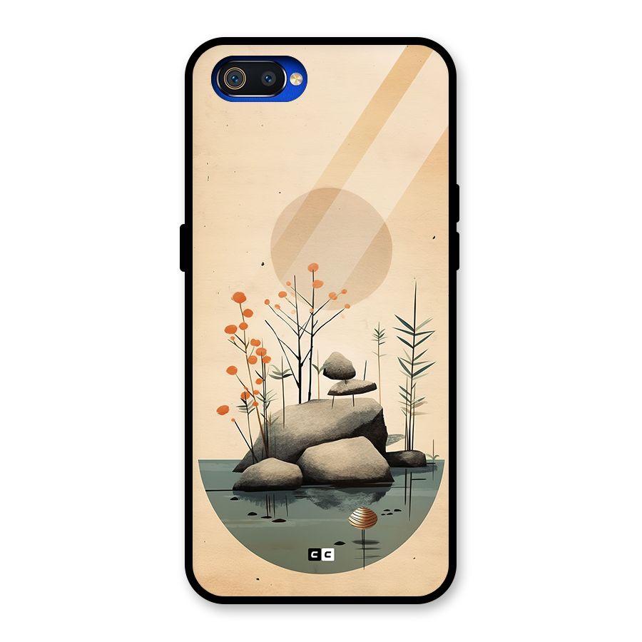 Zen Garden Glass Back Case for Realme C2