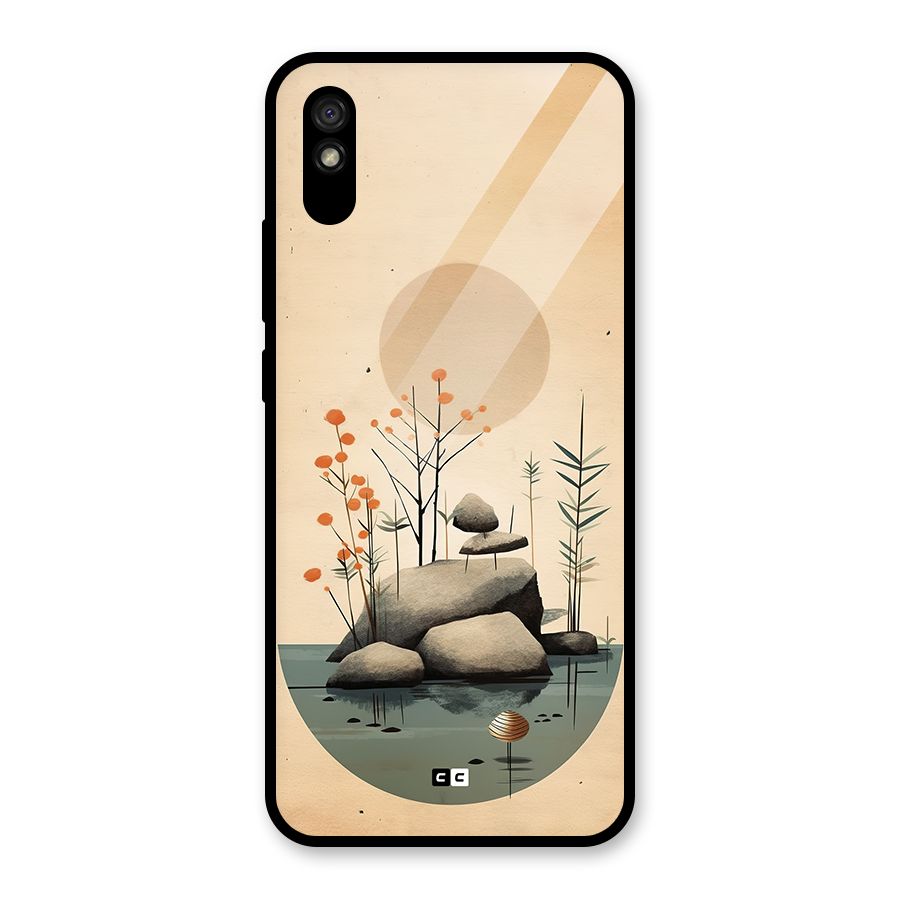 Zen Garden Glass Back Case for Redmi 9A
