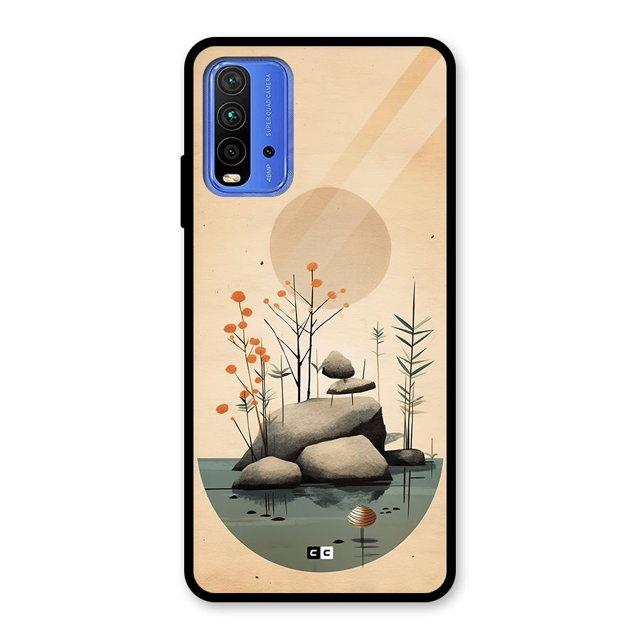 Zen Garden Glass Back Case for Redmi 9 Power