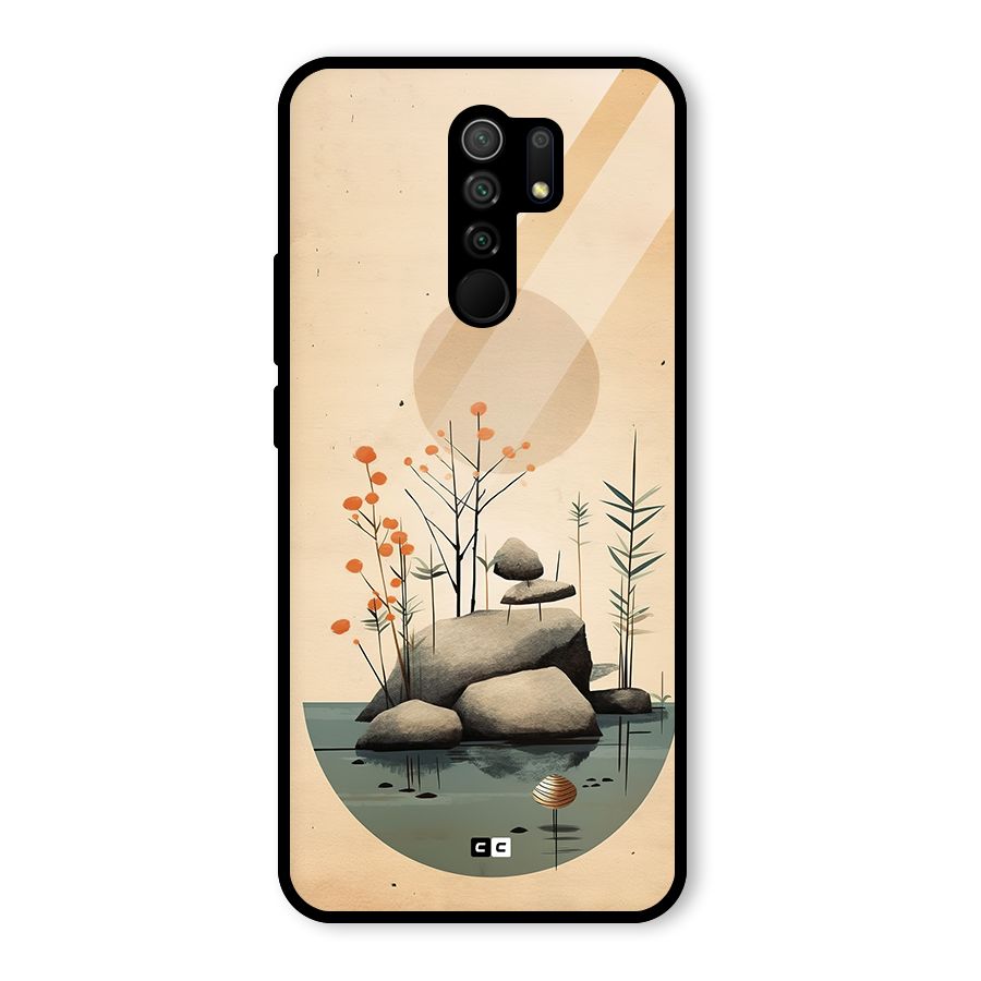 Zen Garden Glass Back Case for Redmi 9 Prime