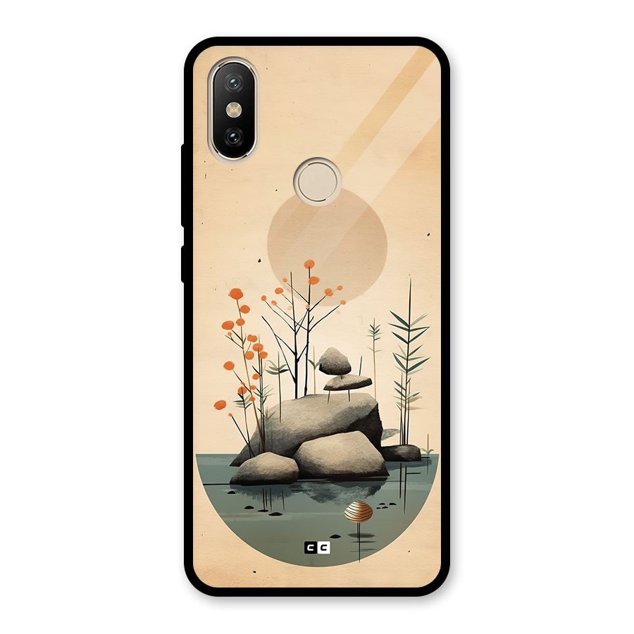 Zen Garden Glass Back Case for Redmi A2