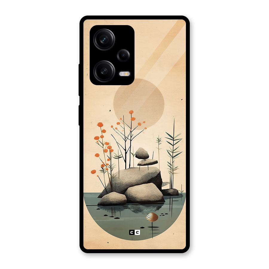 Zen Garden Glass Back Case for Redmi Note 12 Pro