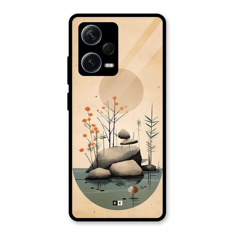 Zen Garden Glass Back Case for Redmi Note 12 Pro Plus 5G