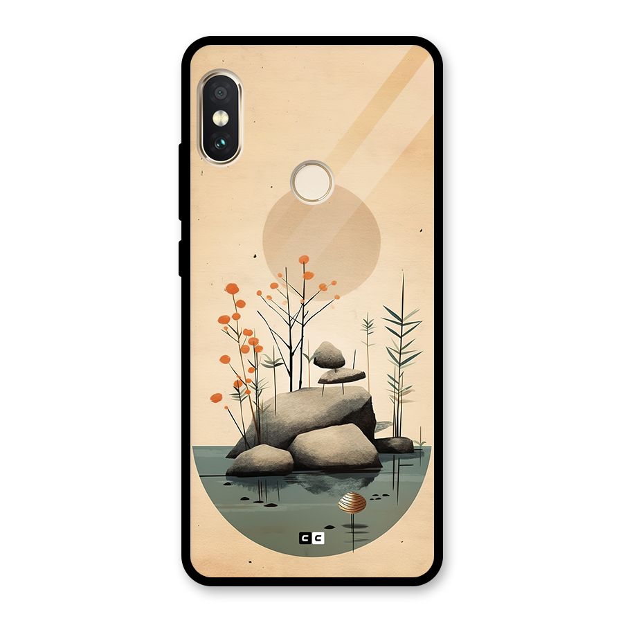 Zen Garden Glass Back Case for Redmi Note 5 Pro