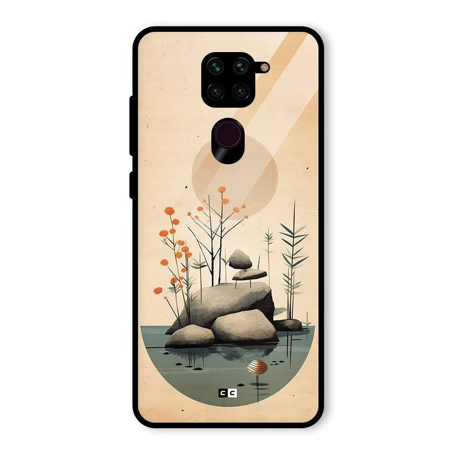Zen Garden Glass Back Case for Redmi Note 9