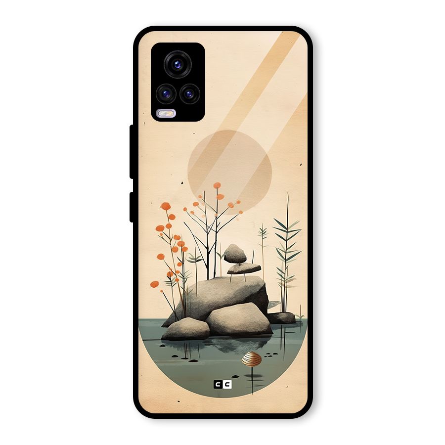 Zen Garden Glass Back Case for Vivo V20