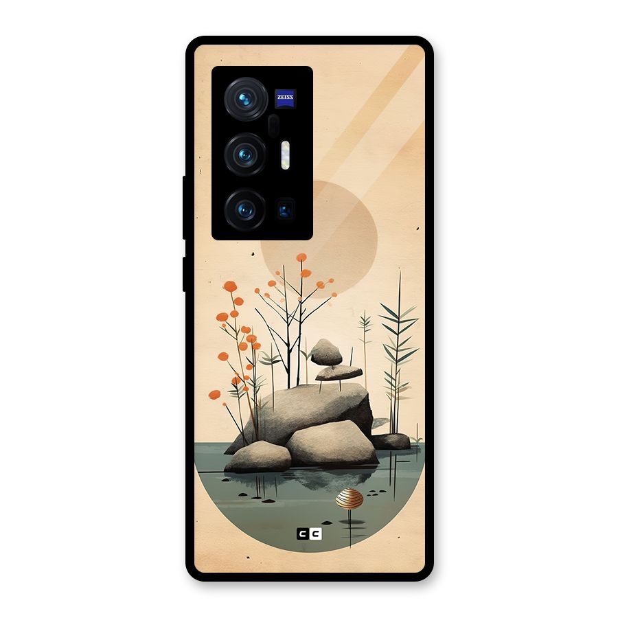 Zen Garden Glass Back Case for Vivo X70 Pro Plus