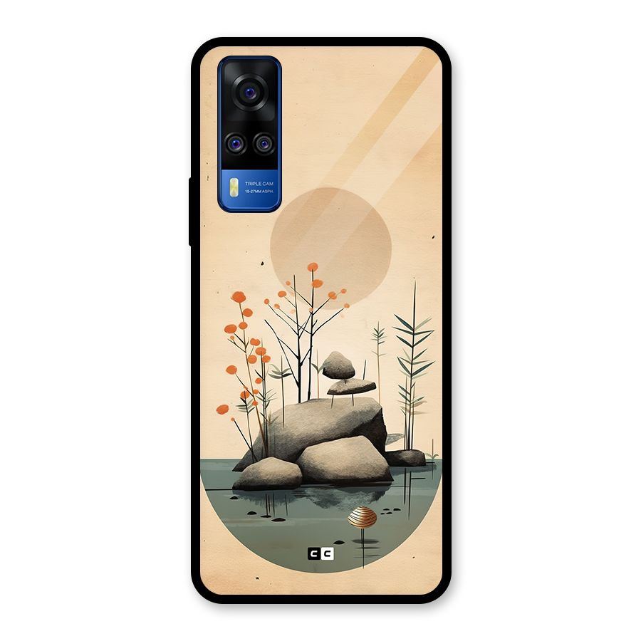Zen Garden Glass Back Case for Vivo Y31