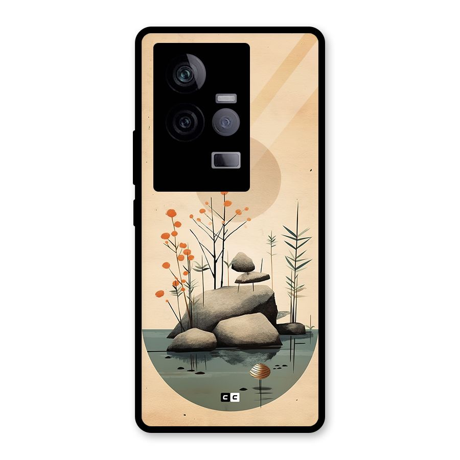 Zen Garden Glass Back Case for Vivo iQOO 11 5G