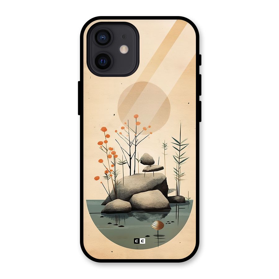 Zen Garden Glass Back Case for iPhone 12