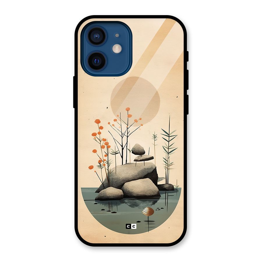 Zen Garden Glass Back Case for iPhone 12 Mini