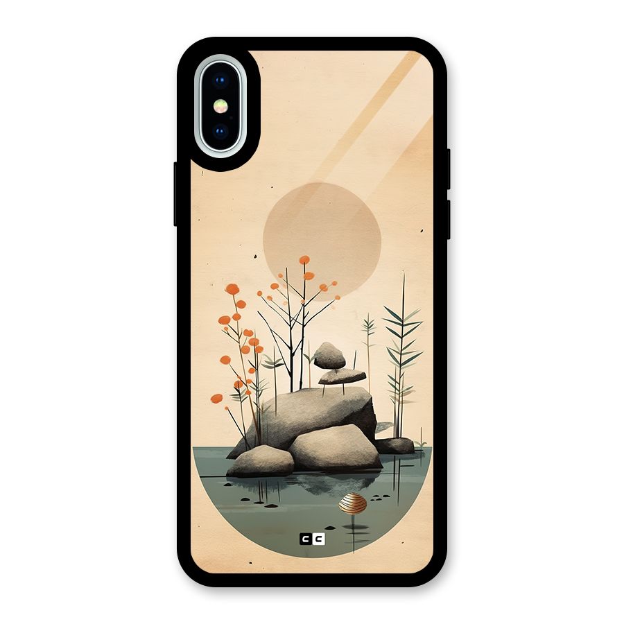 Zen Garden Glass Back Case for iPhone XS
