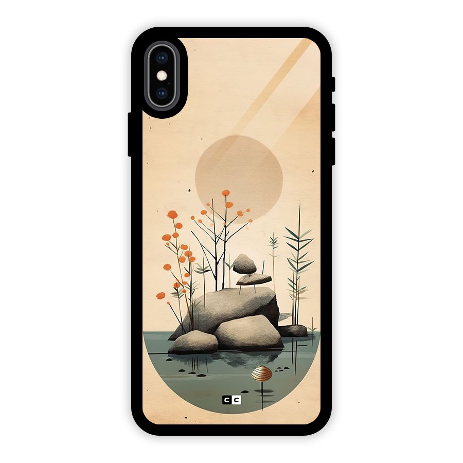 Zen Garden Glass Back Case for iPhone XS Max