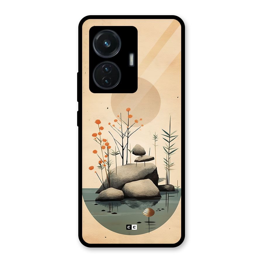 Zen Garden Glass Back Case for iQOO Z6 44W