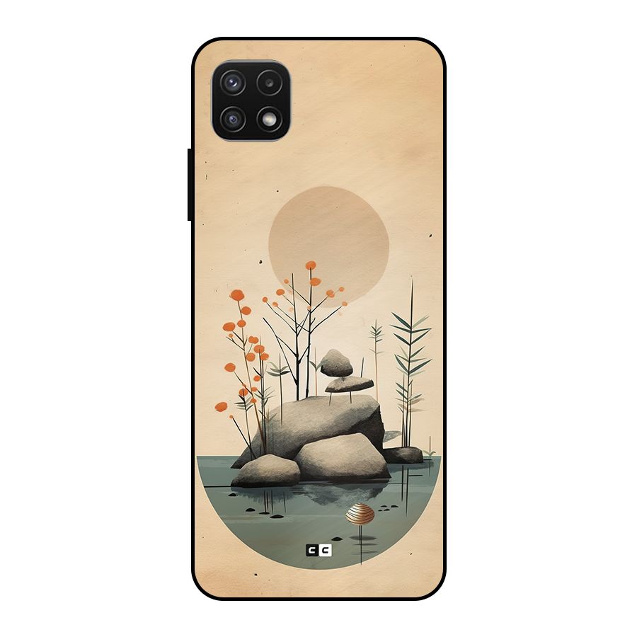 Zen Garden Metal Back Case for Galaxy A22 5G