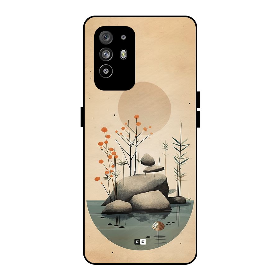 Zen Garden Metal Back Case for Oppo F19 Pro Plus 5G