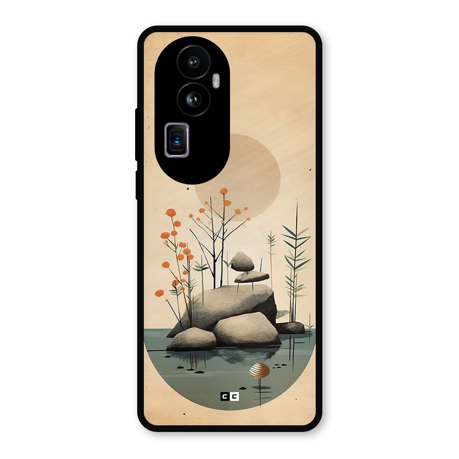 Zen Garden Metal Back Case for Oppo Reno10 Pro Plus