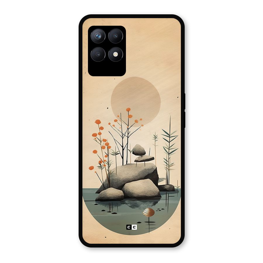 Zen Garden Metal Back Case for Realme Narzo 50