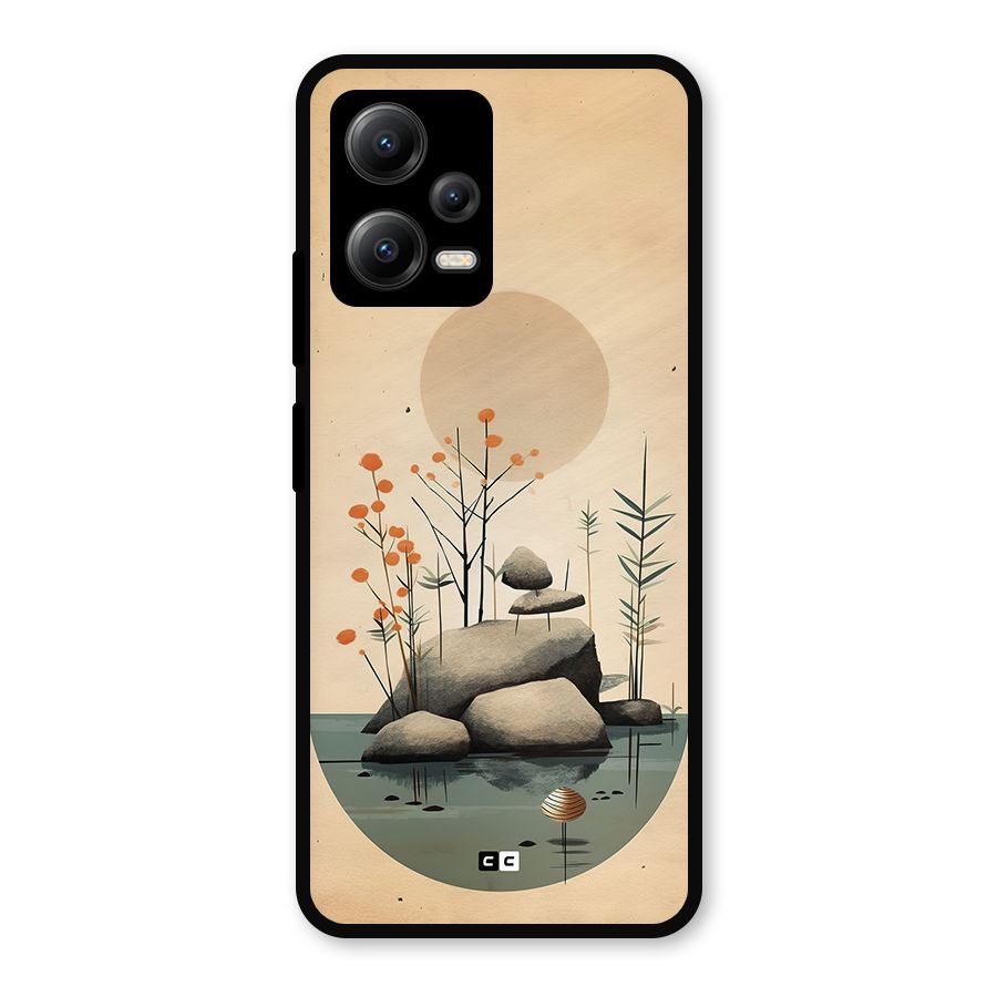 Zen Garden Metal Back Case for Redmi Note 12 5G