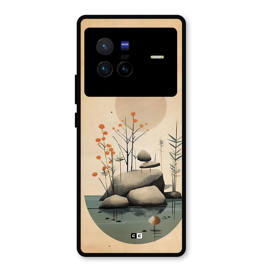 Zen Garden Metal Back Case for Vivo X80