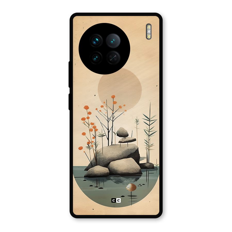 Zen Garden Metal Back Case for Vivo X90