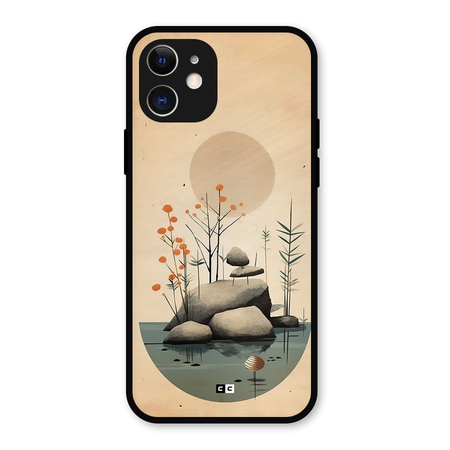 Zen Garden Metal Back Case for iPhone 12