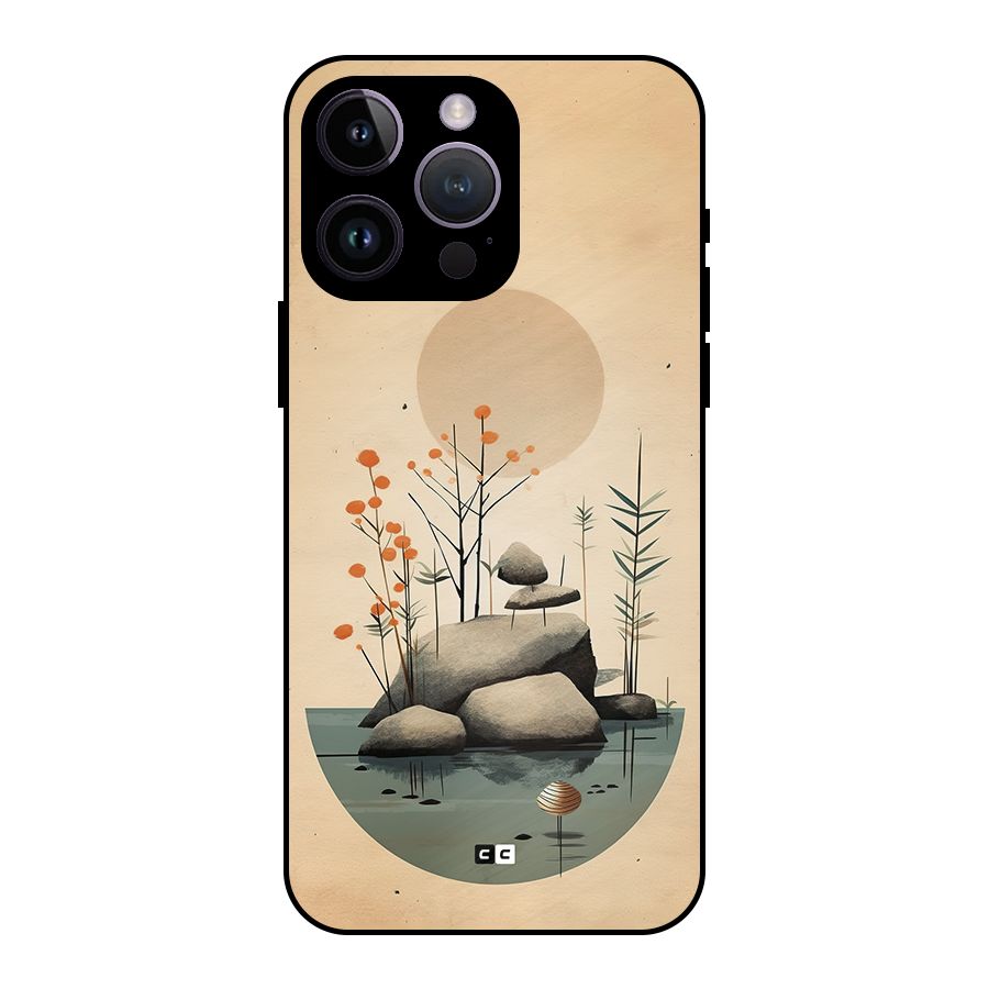 Zen Garden Metal Back Case for iPhone 14 Pro Max