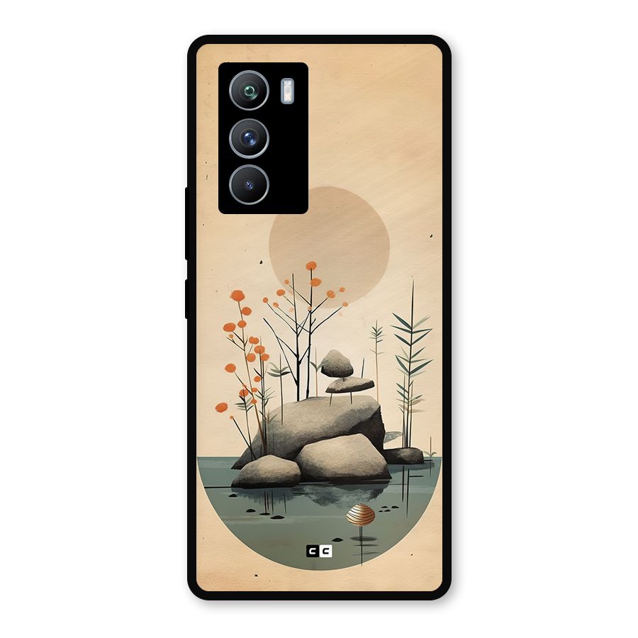 Zen Garden Metal Back Case for iQOO 9 SE