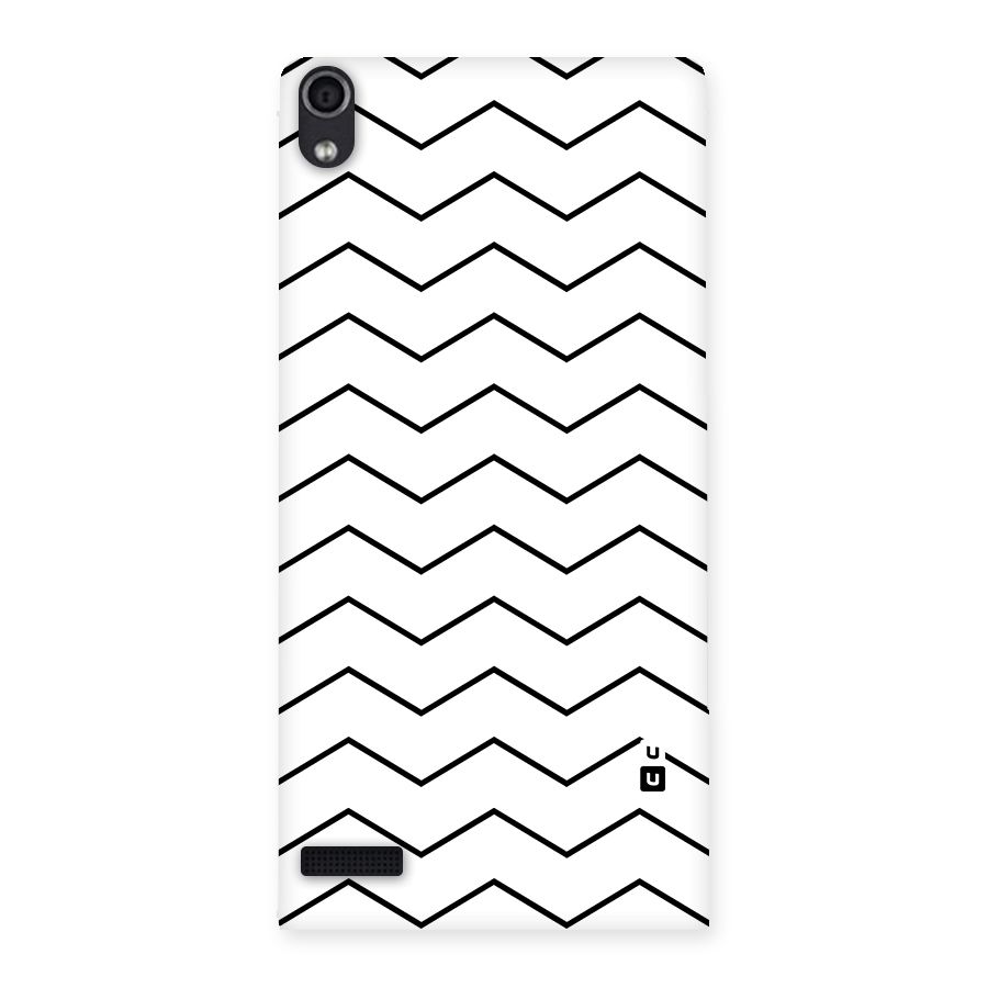 ZigZag Simple Classic Lines Back Case for Ascend P6
