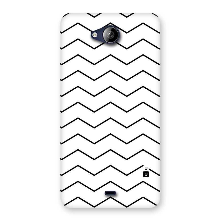 ZigZag Simple Classic Lines Back Case for Canvas Play Q355