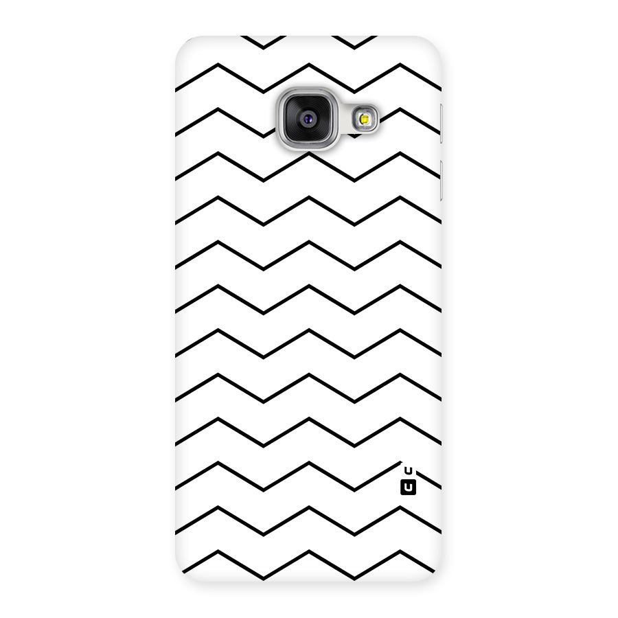 ZigZag Simple Classic Lines Back Case for Galaxy A3 2016