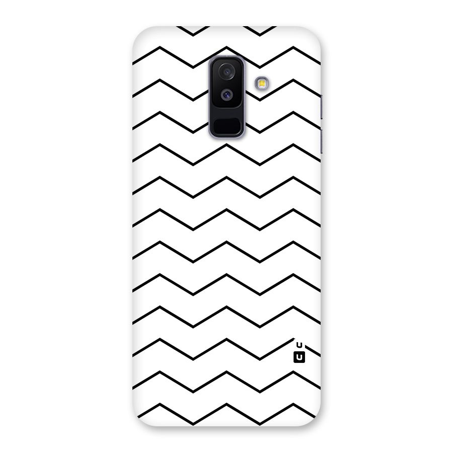 ZigZag Simple Classic Lines Back Case for Galaxy A6 Plus