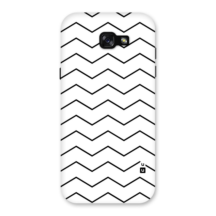 ZigZag Simple Classic Lines Back Case for Galaxy A7 (2017)