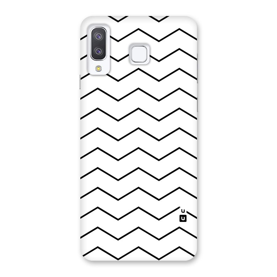 ZigZag Simple Classic Lines Back Case for Galaxy A8 Star