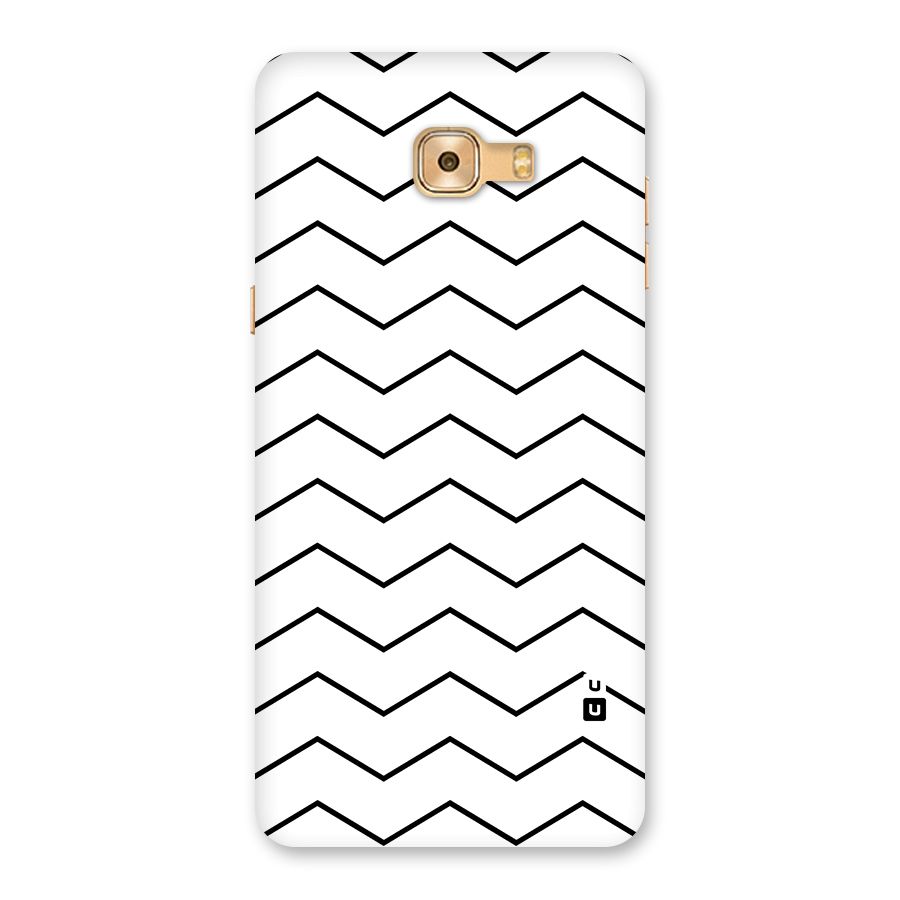 ZigZag Simple Classic Lines Back Case for Galaxy C9 Pro