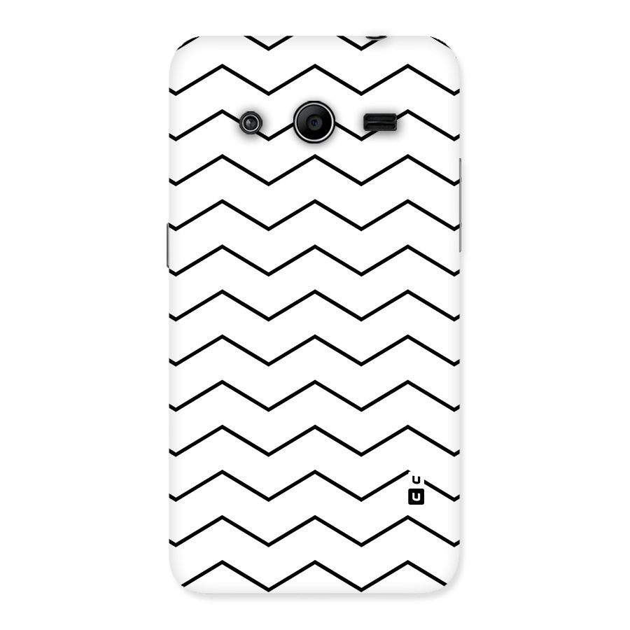 ZigZag Simple Classic Lines Back Case for Galaxy Core 2