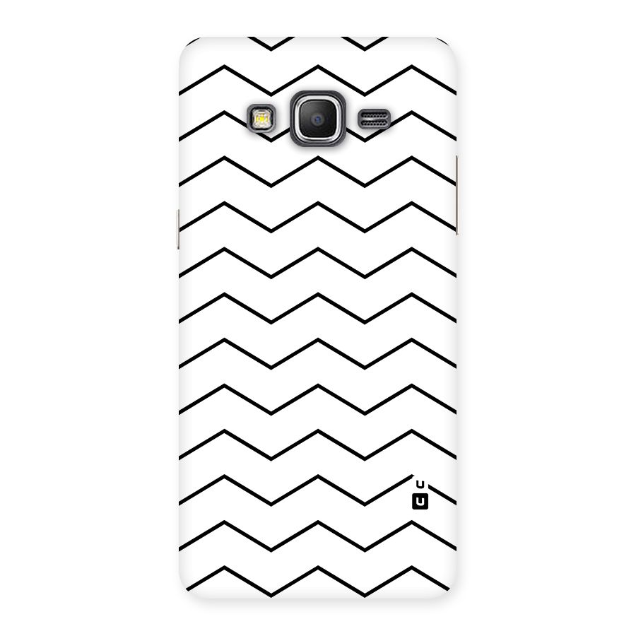 ZigZag Simple Classic Lines Back Case for Galaxy Grand Prime