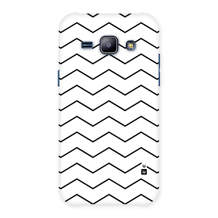 ZigZag Simple Classic Lines Back Case for Galaxy J1