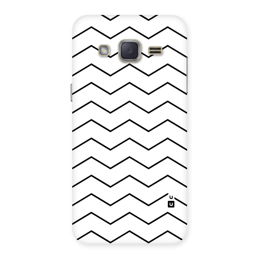 ZigZag Simple Classic Lines Back Case for Galaxy J2