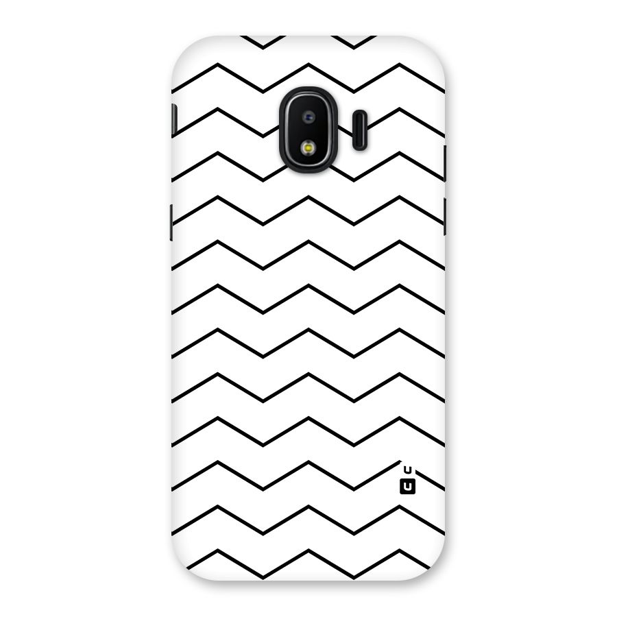 ZigZag Simple Classic Lines Back Case for Galaxy J2 Pro 2018