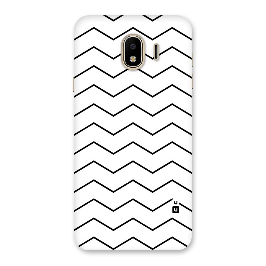 ZigZag Simple Classic Lines Back Case for Galaxy J4