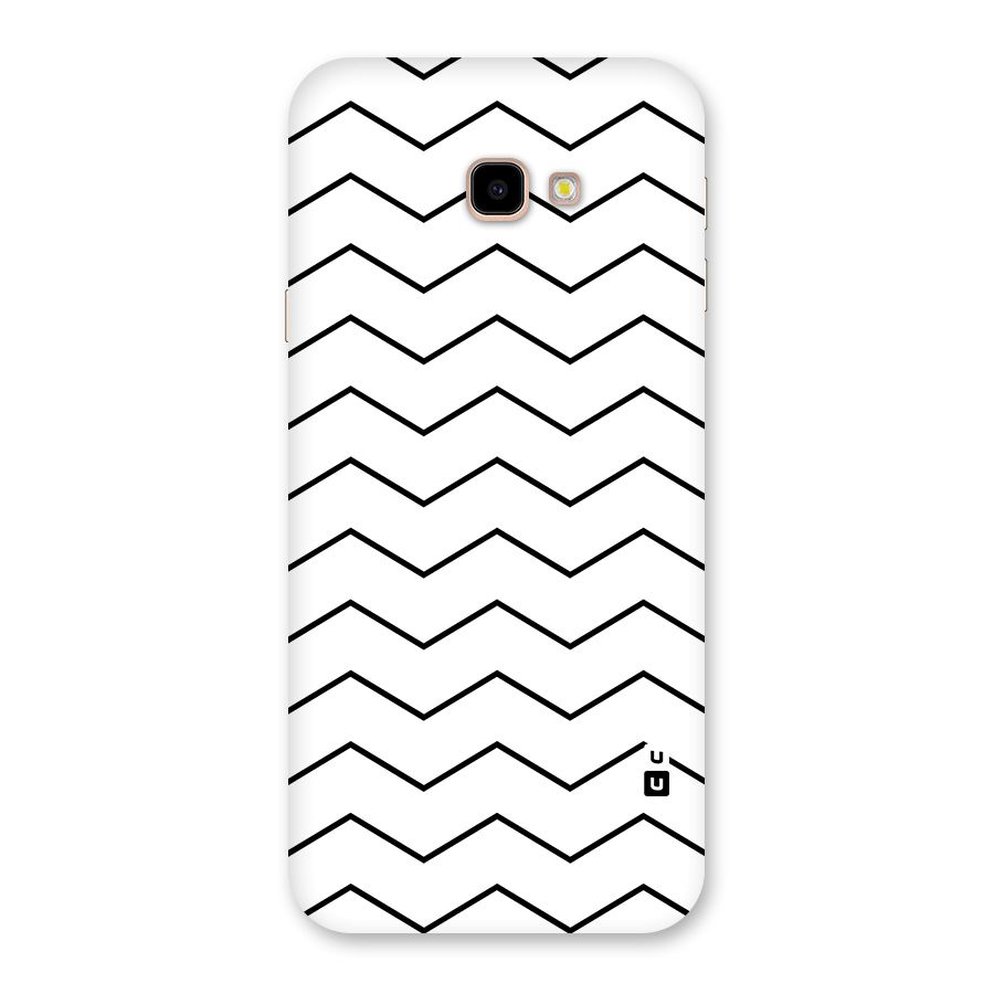 ZigZag Simple Classic Lines Back Case for Galaxy J4 Plus