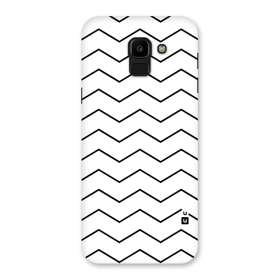 ZigZag Simple Classic Lines Back Case for Galaxy J6