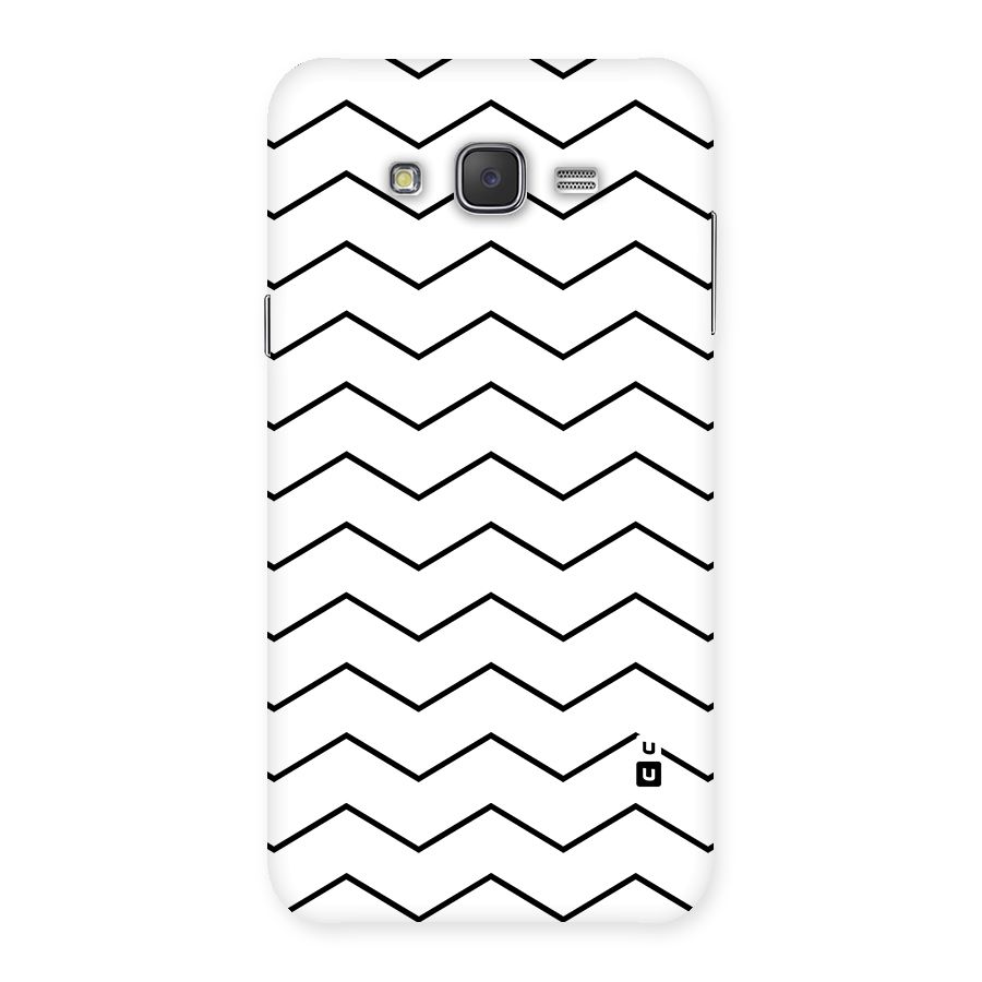 ZigZag Simple Classic Lines Back Case for Galaxy J7