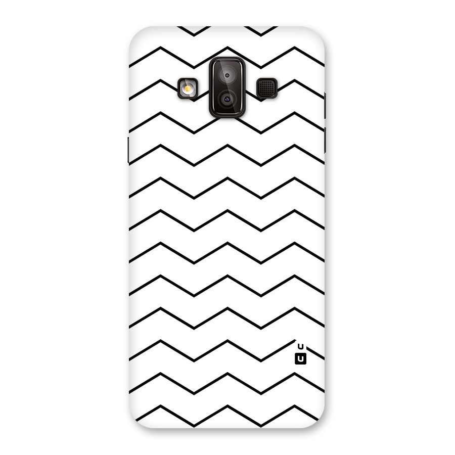 ZigZag Simple Classic Lines Back Case for Galaxy J7 Duo