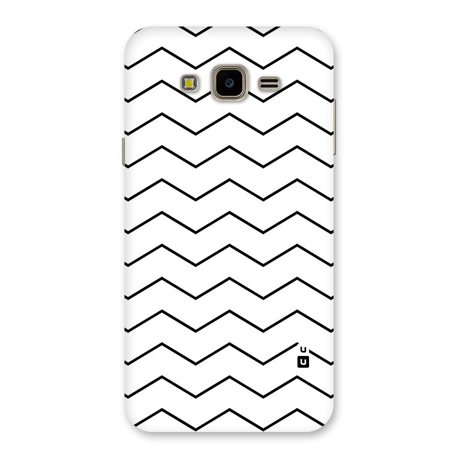 ZigZag Simple Classic Lines Back Case for Galaxy J7 Nxt