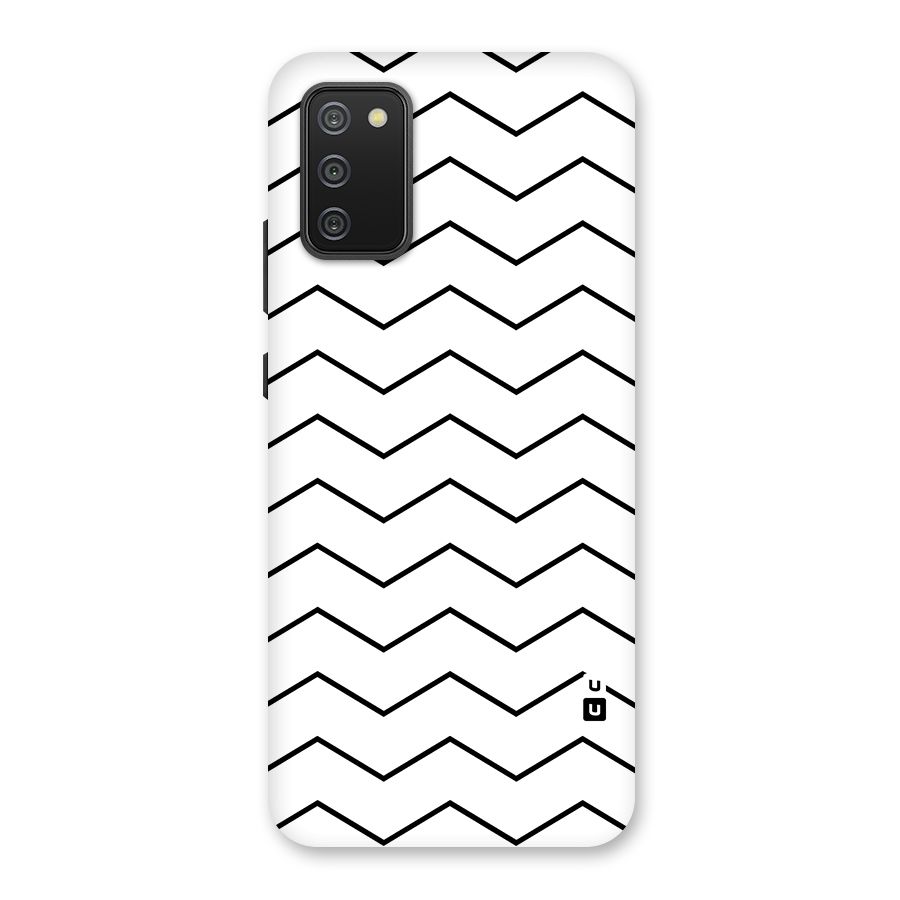 ZigZag Simple Classic Lines Back Case for Galaxy M02s